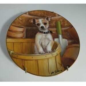 Vintage Decorative Plates Two Norman Rockwell &  One John Silver